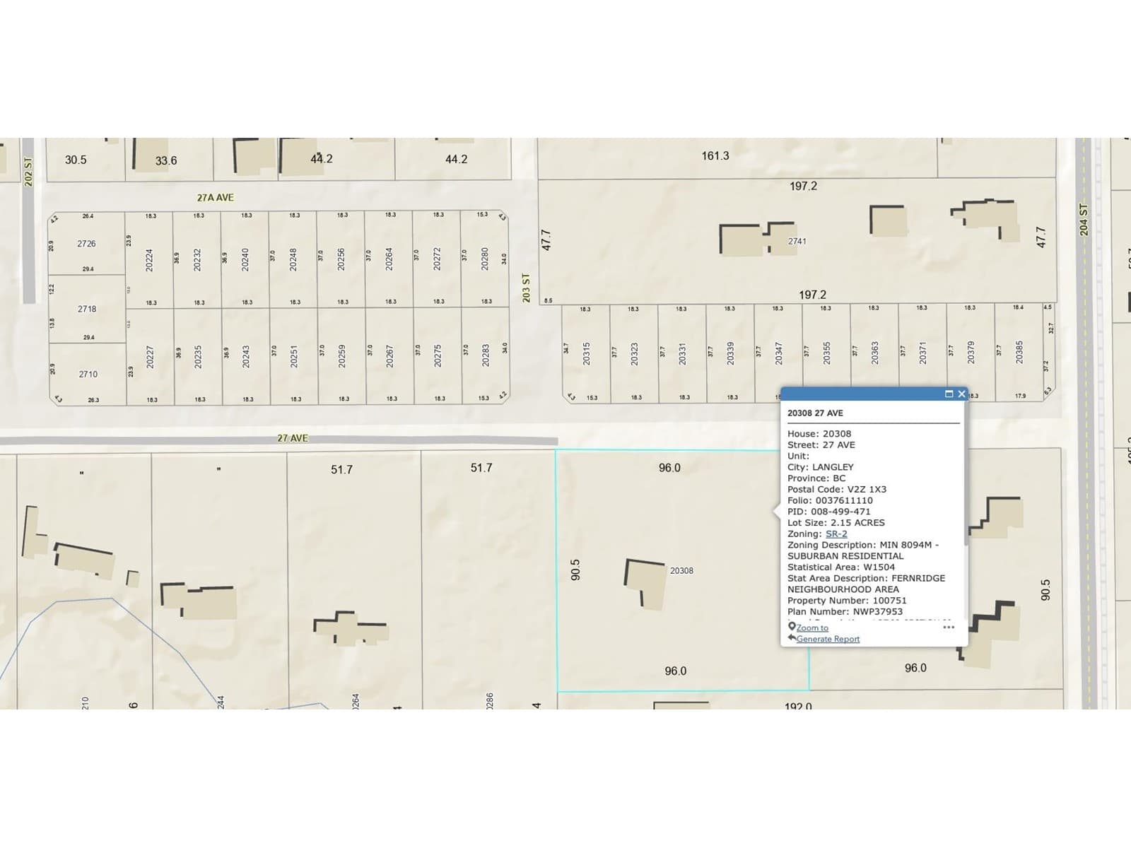 20308 27 AVENUE in 