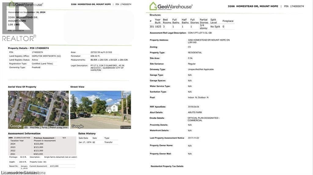 3266 HOMESTEAD DRIVE, Cornerstone — photo 3