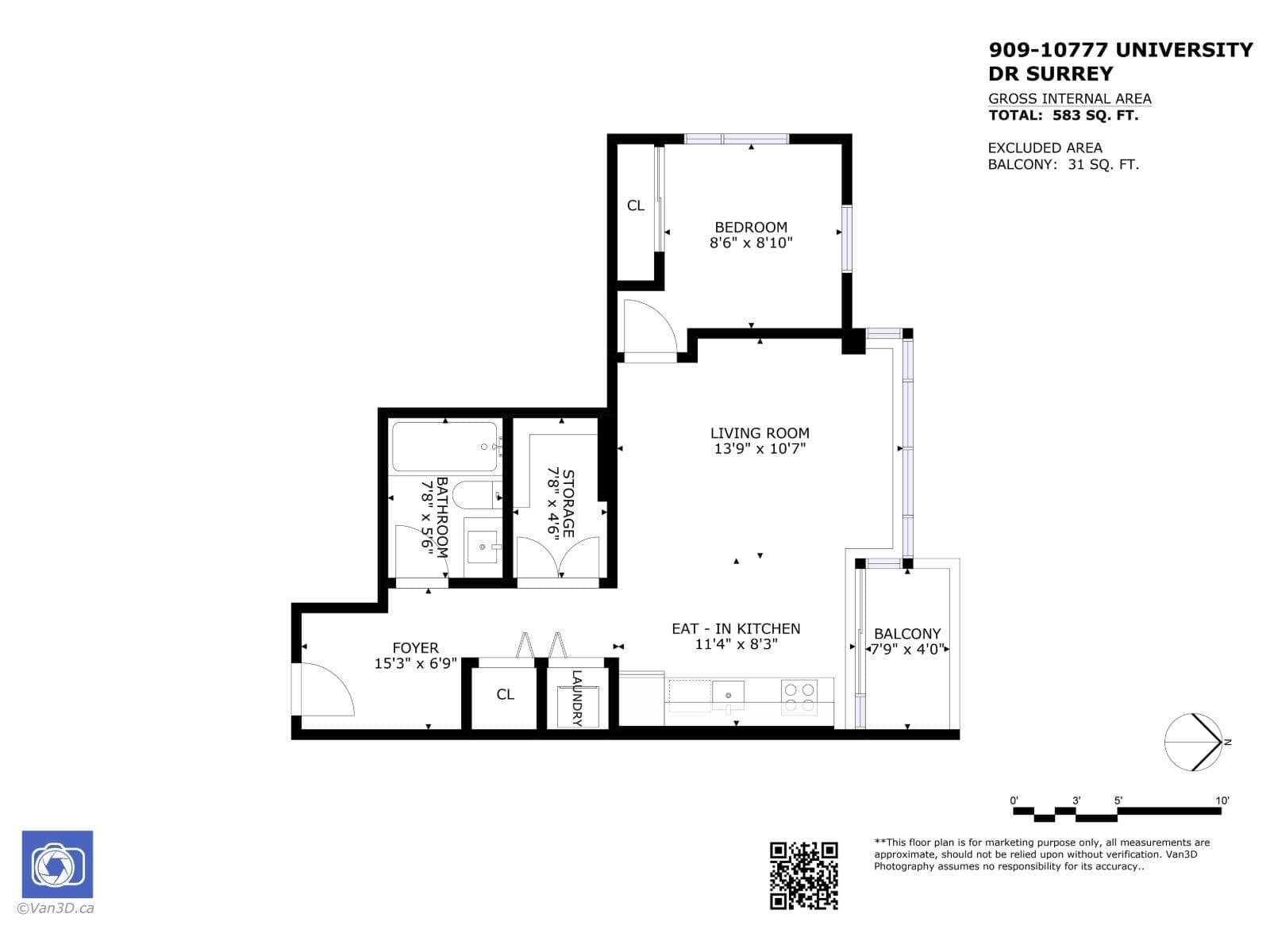 909 10777 UNIVERSITY DRIVE, Fraser Valley — photo 2