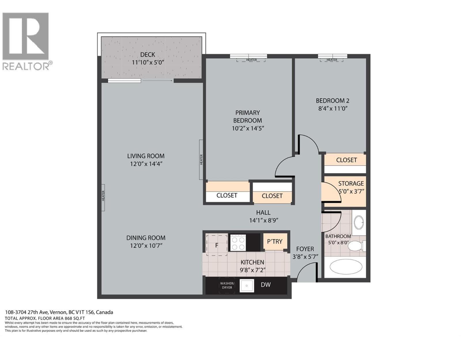 3704 27 Avenue Unit# 108, Interior REALTORS® — photo 2
