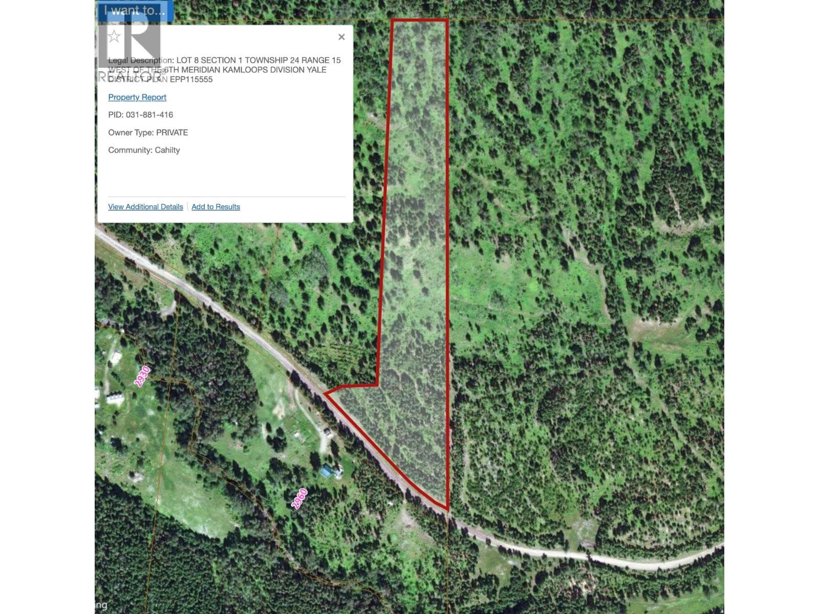 lot 8 FADEAR CREEK Road in